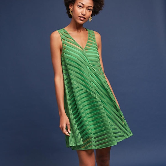 NEW ANTHROPOLOGIE  Juneau Burnout Dress nwt size S - Picture 2 of 9